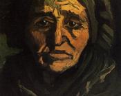 Head of a Peasant Woman with Greenish Lace Cap